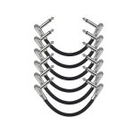 Lot de 6 c�bles de patch de guitare 12 pouces, c�bles de guitare pour instruments acoustiques, c�bles ...