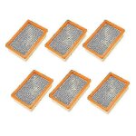 Lot de 6 filtres compatibles avec les aspirateurs karcher mv4, mv5, mv6, wd4, wd5, wd6, compatibles avec ...