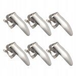 Lot de 6 mdiators en acier inoxydable