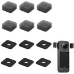 Lot de 6 microphones anti - vent, anti - vent, accessoires insta 360 x4, manchon de vent compatible avec ...