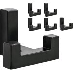 Lot de 6 patères en alliage de zinc noir - panneaux acoustiques - crochets muraux noirs (crochets tetris ... Lot de 6 patères en alliage de zinc noir - panneaux acoustiques - crochets muraux noirs (crochets tetris ...