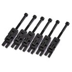 Lot de 6 selles verrouillables pour chevalet de tr�molo de guitare floyd - rose - noir