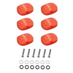 Lot de 6 têtes de boutons de poignée pour guitare classique, accordeurs, pièces d'instruments de musique ... Lot de 6 têtes de boutons de poignée pour guitare classique, accordeurs, pièces d'instruments de musique ...
