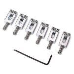 Lot de 7 pontets de tr�molo en acier inoxydable de 10, 5 mm pour guitare electrique stratocaster et telecaster ...