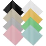 Lot de 8 chiffons de nettoyage en microfibre, chiffon de nettoyant lunettes pour lentilles, tlphones ...