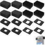 Lot de 8 manchons  vent pour appareil photo insta360 x3 / x4, 4 microphones et 4 pare - brise, pour ...