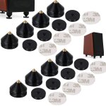 Lot de 8 pointes d'enceintes, pieds d'enceintes en alliage d'aluminium, supports d'enceintes amortisseurs, ...