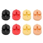 Lot de 8 sourdines d'entranement pour violon en caoutchouc, portables, style tourte, pour violons, ultra ...