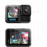 Lot de 9 films de protection d'�cran en verre blind� pour appareil photo gopro hero 13 - noir - duret� ...