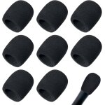 Lot de 9 microphones anti - pop - en mousse - lavables - pour microphone a main - pour f�te de famille ...