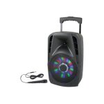 Lotronic party 8led - enceinte sans fil bluetooth - noir Lotronic party 8led - enceinte sans fil bluetooth - noir