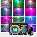 Lumire disco t207 - boule disco contrle par la musique - stroboscope rvb - commande vocale - avec ...