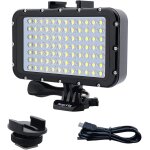 Lumi�re vid�o, lampe etanche, lumi�re de plong�e, 84 led lampe, imperm�able 164 pieds (50 m�tres) compatible ...