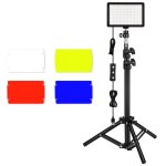 Lumi�re vid�o led 5600k pleine lumi�re pour studio de photographie vid�o dslr cam�ra t�l�phone portable ...