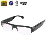 Lunettes camra espion mini camra microphone full hd 1080p 5mp 30fps micro sd - yonis