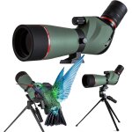 Lunette d'observation , 20 - 60x60, lunette d'observation pour l'observation des oiseaux, bak4 haute ...