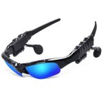 Lunettes de soleil intelligentes sans fil sport stro sans fil bluetooth 4. 1 casque couteurs  oreille ...