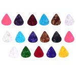 M�diators color�s pour guitare basse, 20 pi�ces, 0. 46mm, 0. 71mm, 0. 96mm