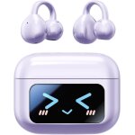 M100 casque  conduction osseuse avec cran tactile lcd bt 5. 4 sans fil noir
