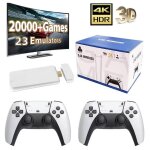 M15 jeu bton mini rtro console de jeu vido 4k tv intgr jeux 20000 sans fil gamepads contrleur de ...