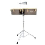 M257bng timbales matador brushed nickelsur gold tone