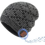 Maas - chapeaux bluetooth, chapeaux bluetooth 5. 0 pour hommes / femmes, chapeaux d'hiver chauds, musique ...