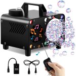 Machine  bulles sans fil - avec led  6 couleurs - tlcommande - idale pour les ftes, les mariages ...