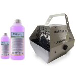 Machine  bulles silver grand dbit ibiza light lbm - 10 pour mariages, soires, dj, avec 2l de liquide ...