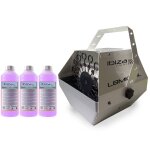 Machine  bulles silver grand dbit ibiza light lbm - 10 pour mariages, soires, dj, avec 3l de liquide ...