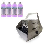 Machine  bulles silver grand dbit ibiza light lbm - 10 pour mariages, soires, dj, avec 4l de liquide ...