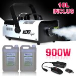Machine � fum�e pro dj sono 900w + etrier de fixation + 2 t�l�commande + 10l de liquide pur light newark900 ...