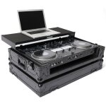 Magma dj - controller flight case workstation pour pioneer ddj - rev7, noir