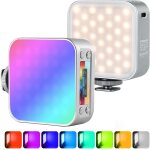 Magntique lampe photo  selfie rgb 360 full - color, allant jusqu' 1300 lux, cri 95 + , eclairage video ...