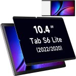 Magn�tique protecteur d'ecran pour samsung galaxy tab s6 lite 10. 4 pouces, amovible filtre confidentialit� ...