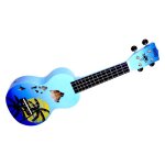 Mahalo md1habub - ukulele soprano finition îles hawaï bleu brillant + housse Mahalo md1habub - ukulele soprano finition îles hawaï bleu brillant + housse