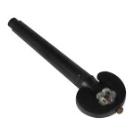 Manche de corde en ebne pour violoncelle, coquille d'ormeau sculpte a la main, bouton d'accordage pour ...