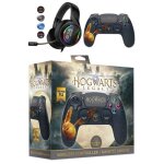 Manette ps4 bluetooth harry potter hogwarts legacy vivet dor lumineuse 3. 5 jack + casque pro - gta250 ...