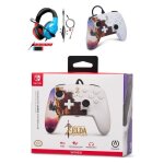 Manette switch filaire nintendo zelda hero's ascent officielle + casque gamer pro h3 rouge bleu spirit ...