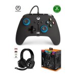 Manette xbox one - s - x - pc noire bleu hint edition officielle + casque gamer pro h3 spirit of gamer ... Manette xbox one - s - x - pc noire bleu hint edition officielle + casque gamer pro h3 spirit of gamer ...