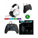 Manette xbox one - s - x - pc officielle + casque gamer pro h8 blanc spirit of gamer xbox one / s / x ... Manette xbox one - s - x - pc officielle + casque gamer pro h8 blanc spirit of gamer xbox one / s / x ...
