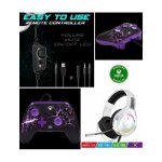Manette xbox one s - x - pc purple magma officielle + casque gamer pro h8 blanc spirit of gamer xbox ... Manette xbox one s - x - pc purple magma officielle + casque gamer pro h8 blanc spirit of gamer xbox ...