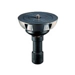 Manfrotto - 500ballsh - demi - bol avec poignee courte pour trepieds 100 mm