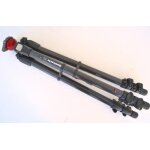 Manfrotto trpied 755cx3 carbone pour petite rotule vido  base plate