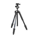 Manfrotto tr�pied element mii aluminium noir 4 sections bh - mkelmii4bk - bh