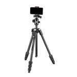 Manfrotto trpied element mii trpied pour appareil photo en carbone avec rotule et bluetooth, support ...