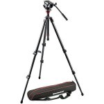 Manfrotto tr�pied mvh500ah + 755cx3 kit tr�pied avec bol int�gr� + sac noir