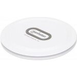 Manhattan pad de chargement ? induction (alimentation via port usb), enceinte bluetooth, blanc Manhattan pad de chargement ? induction (alimentation via port usb), enceinte bluetooth, blanc