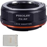 Manuelle bague d'adaptation pour objectifs: compatible avec les objectifs pentax k et les botiers appareils ...