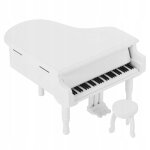 Maquette en bois d'une boîte a musique pour piano Maquette en bois d'une boîte a musique pour piano