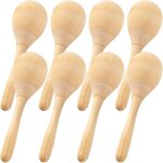 Maraca en bois pour enfants, jouets pour tout - petits, shakers musicaux, instruments de graffiti, bruiteur, ... Maraca en bois pour enfants, jouets pour tout - petits, shakers musicaux, instruments de graffiti, bruiteur, ...